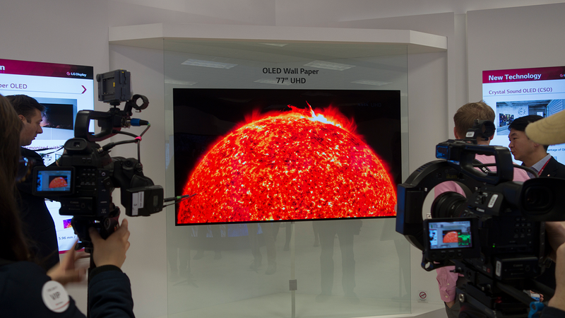 Illustration for article titled LG's Prototype Displays Are the Future of Staring at TV Screens and Beyond